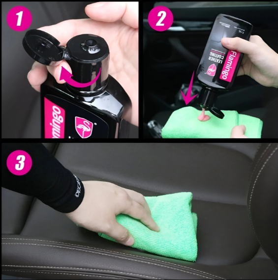Flamingo Leather Coating 300ml-Ultimate Leather Protection and Shine Solution - Image 2