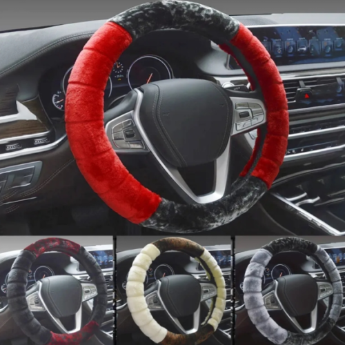 Car Warm Steering Wheel Cover | Universal Winter Steering Cover for Car