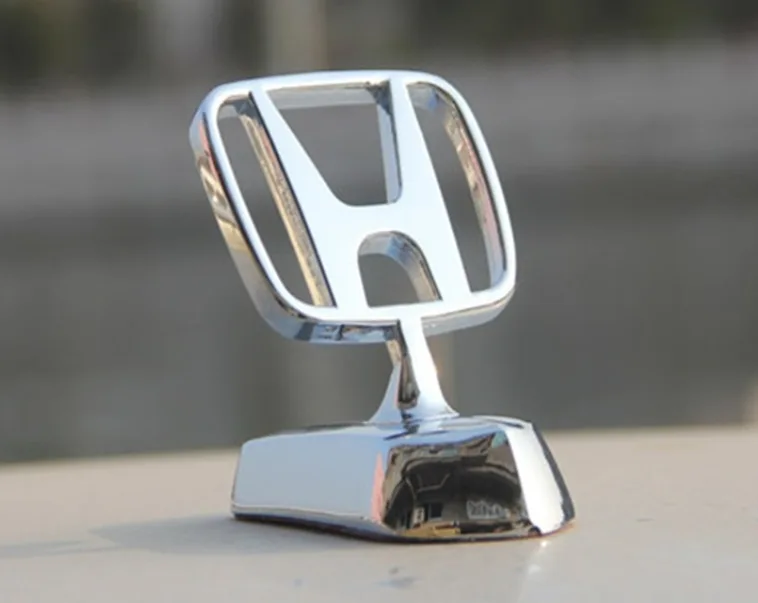 Honda bonnet logo Mini Honda Car metal logo front Hood Emblem - Image 3