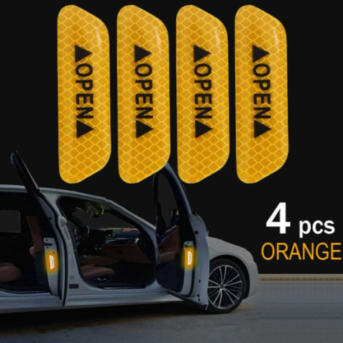 Car Door Open Reflector Sticker 4 pcs