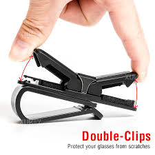 Premium Car Sunglass Holder with Card Clips – Stylish Sun Visor Organizer for a Neat Interior - Image 3