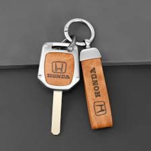 Premium Honda Metal Car Key Cover for Honda CR-V, HR-V, Civic, and Grace Car