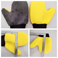 Microfiber Double-Sided Washing Gloves